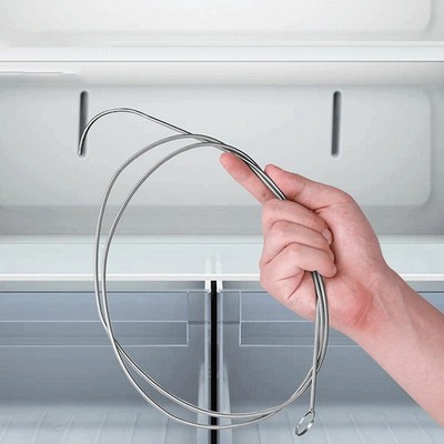 5Pcs Refrigerator Drain Hole Clog Remover Dredge Cleaning Tool Fridge Hole B _wa