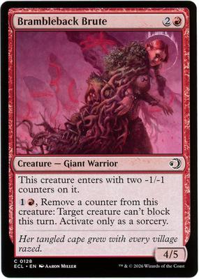 #ad Brambleback Brute 0128 Lorwyn Eclipsed ECL MTG NM M $1.49