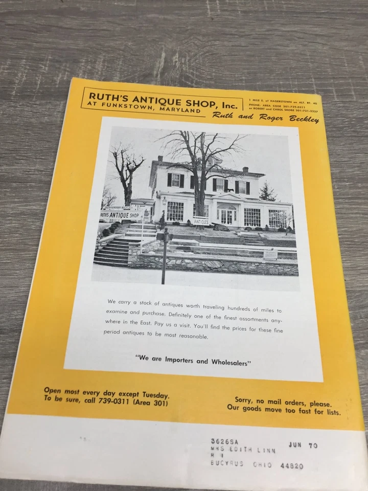 Spinning Wheel Magazine Jan-Feb 1969 Vol 25 No 1 Antiques Lincoln flapper dolls - Image 2 of 4