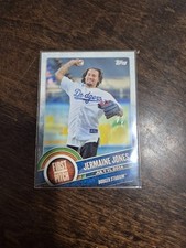 2015 Topps Los Angeles Dodgers First Pitch Jermaine Jones