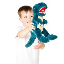 100% recyceltes Plüschtier, TRex 28cm Länge...