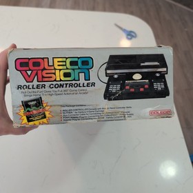Colecovision Roller Controller in Box - W/ Slither & ADAM Adapter
