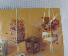 Artcraft Concepts Pair Little Bouquet Planters Dried/Silk Flowers  Incomplete