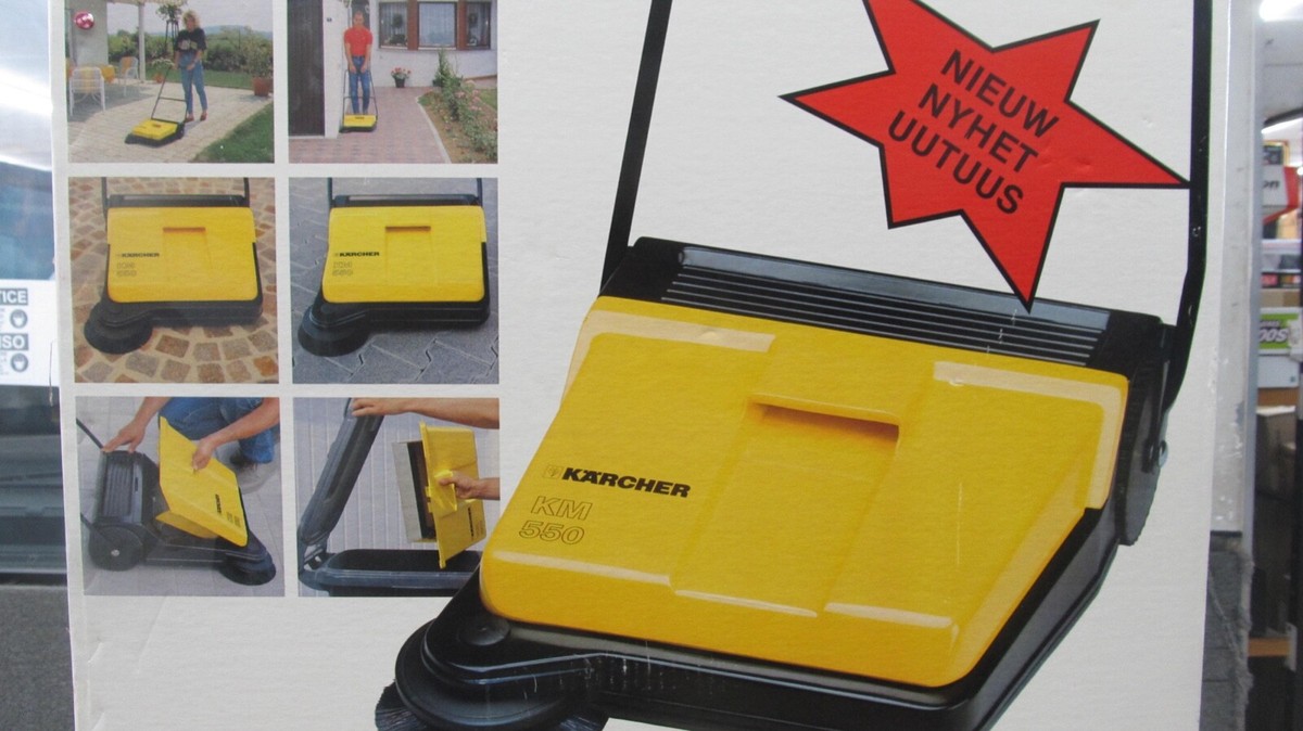 KARCHER しま NEW Karcher 1.766-110 KM550 Large area Floor Sweeper. ITALY FREE
