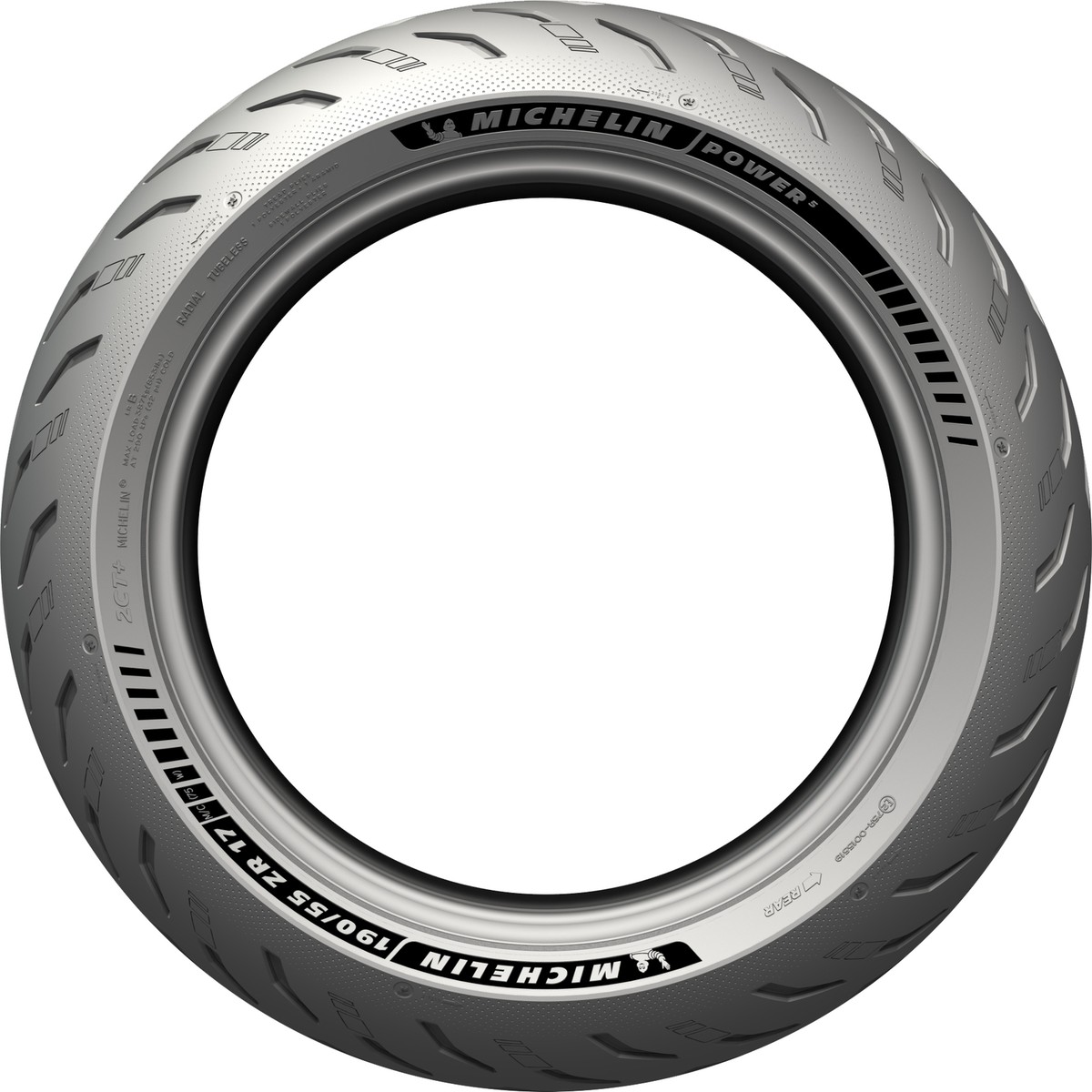 Pneu Michelin Power 5 Racing 160/60ZR17 (69W) TL - Pneu Été Sportif Haut De Gamme Pour Moto
