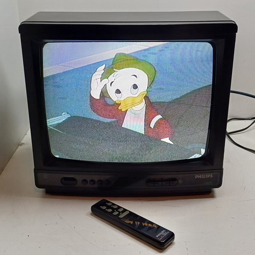 Philips 14GR1221 Farbfernseher CRT +Fernbedienung(*) GETESTET RF-in RETRO-GAMING 14" - Bild 15 von 21