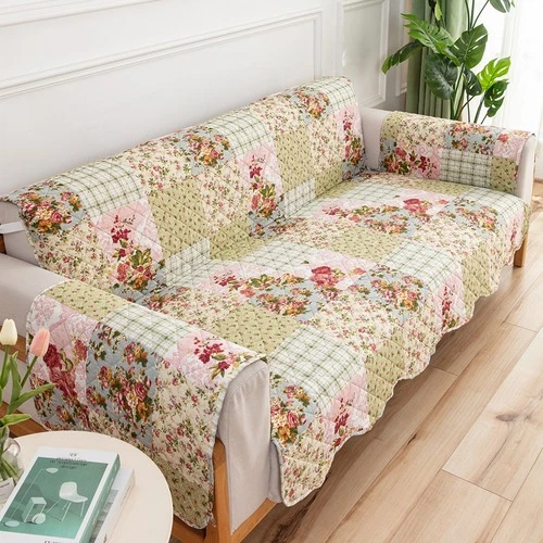 Printed Sofa Cover 1seater 2seater 3seater Pet Slipcover Plaid Floral Sofa Cover - Bild 12 von 15