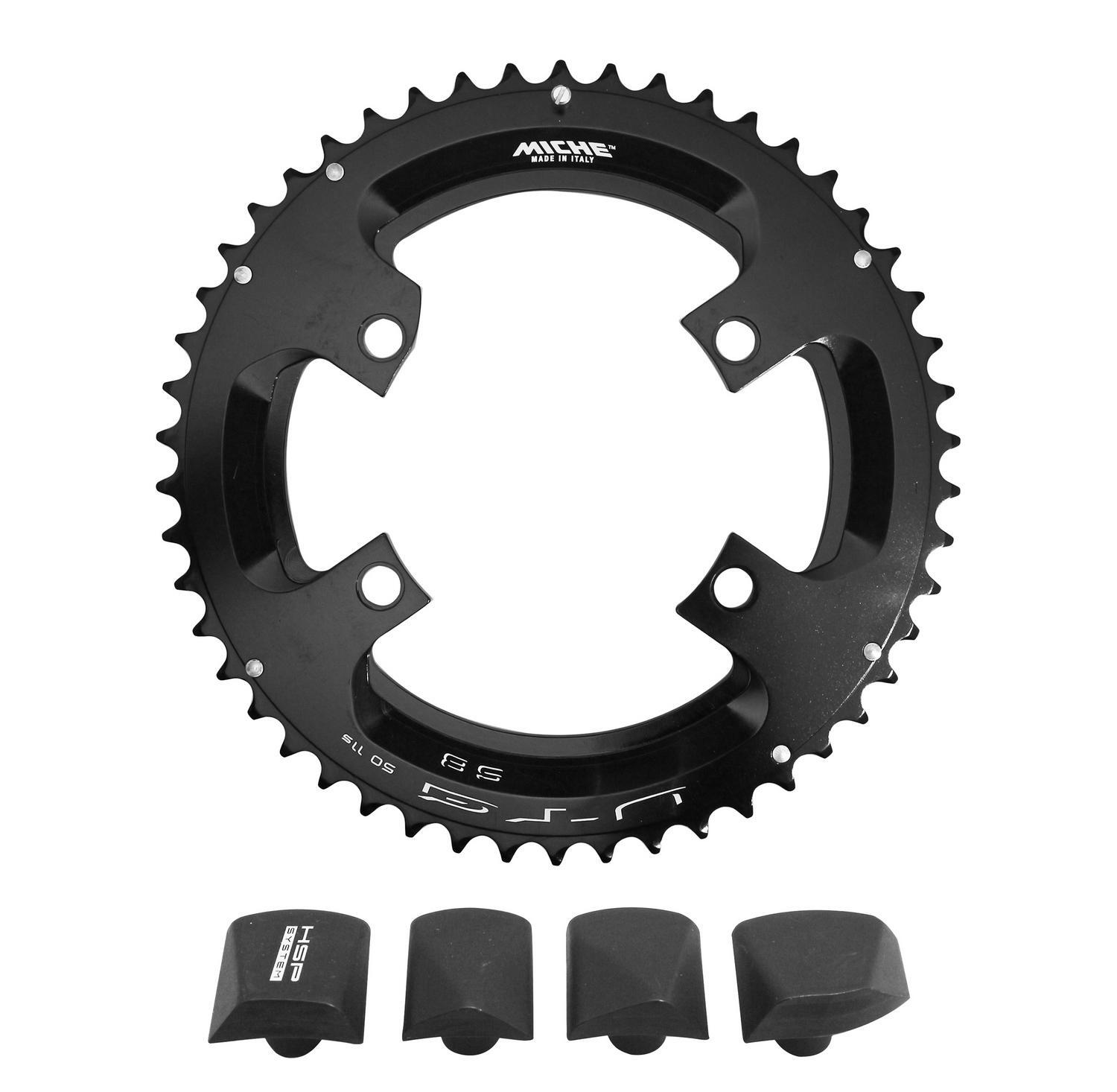 Plateau route Miche 50dts pour braquet fluide en haute montagne sur groupe Ultegra R8000