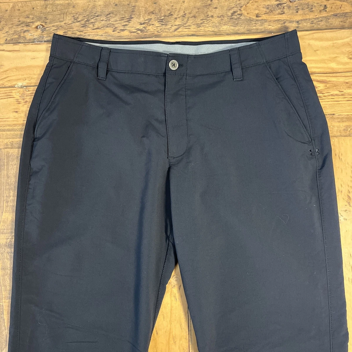 Under Armour Golf Pants All Season Gear Black 38W 34L