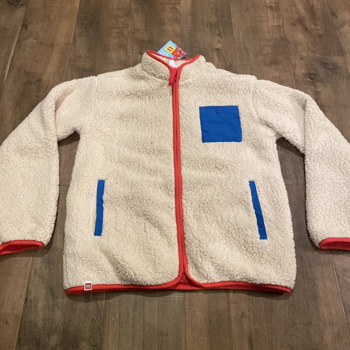 New With Tags - Lego X Target Youth Sherpa Zip-Up Jacket Size