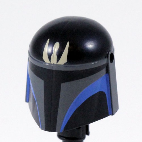 Clone Army Customs MANDALORIAN HELMET for SW Minifigures -Pick Color!- - Afbeelding 4 van 33