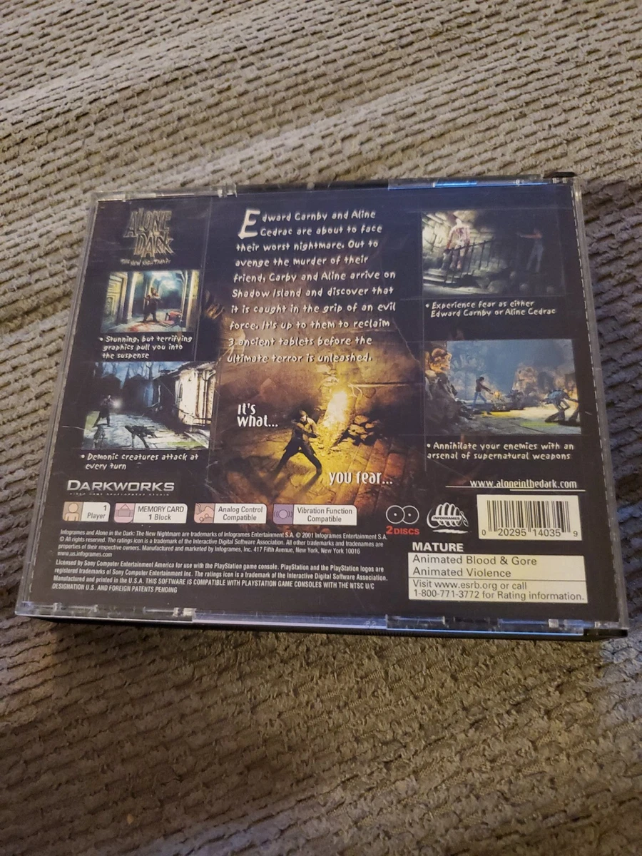 Alone in the Dark: The New Nightmare - PS1 - Gamerz Haven