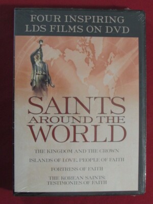SAINTS AROUND THE WORLD FOUR INSPIRING LDS FILMS ON DVD ALL REGION 4 HOURS - NEW