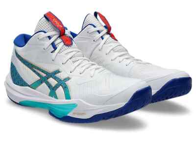 ASICS SKY ELITE FF MT 3 1051A094 960 White Asics Blue Volleyball