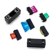 10PCS Universal Car Fuse Holder PCB Panel Mount Insurance Blocks Safety Terminal