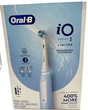 Oral-B iO Series 3 Deep Clean Rechargeable Electric Toothbrush Blue - FOR PARTS