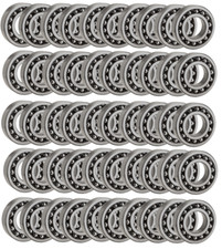 NEW 6203 Ball Bearing 50 PK OPEN, NO SEALS OR SHIELDS 17x40x12
