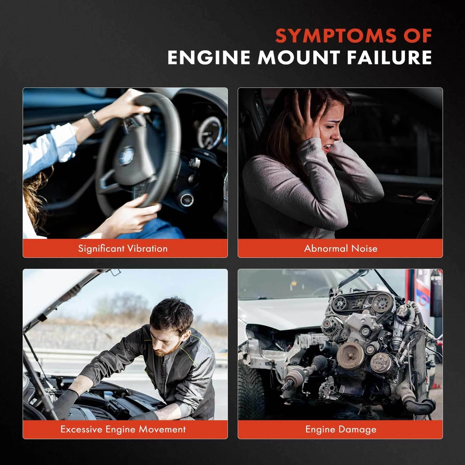 Rear Lower Torque Strut Mount for Mazda 3 3 Sport 2014-2018 Manual GHP939040B - Image 3 of 4