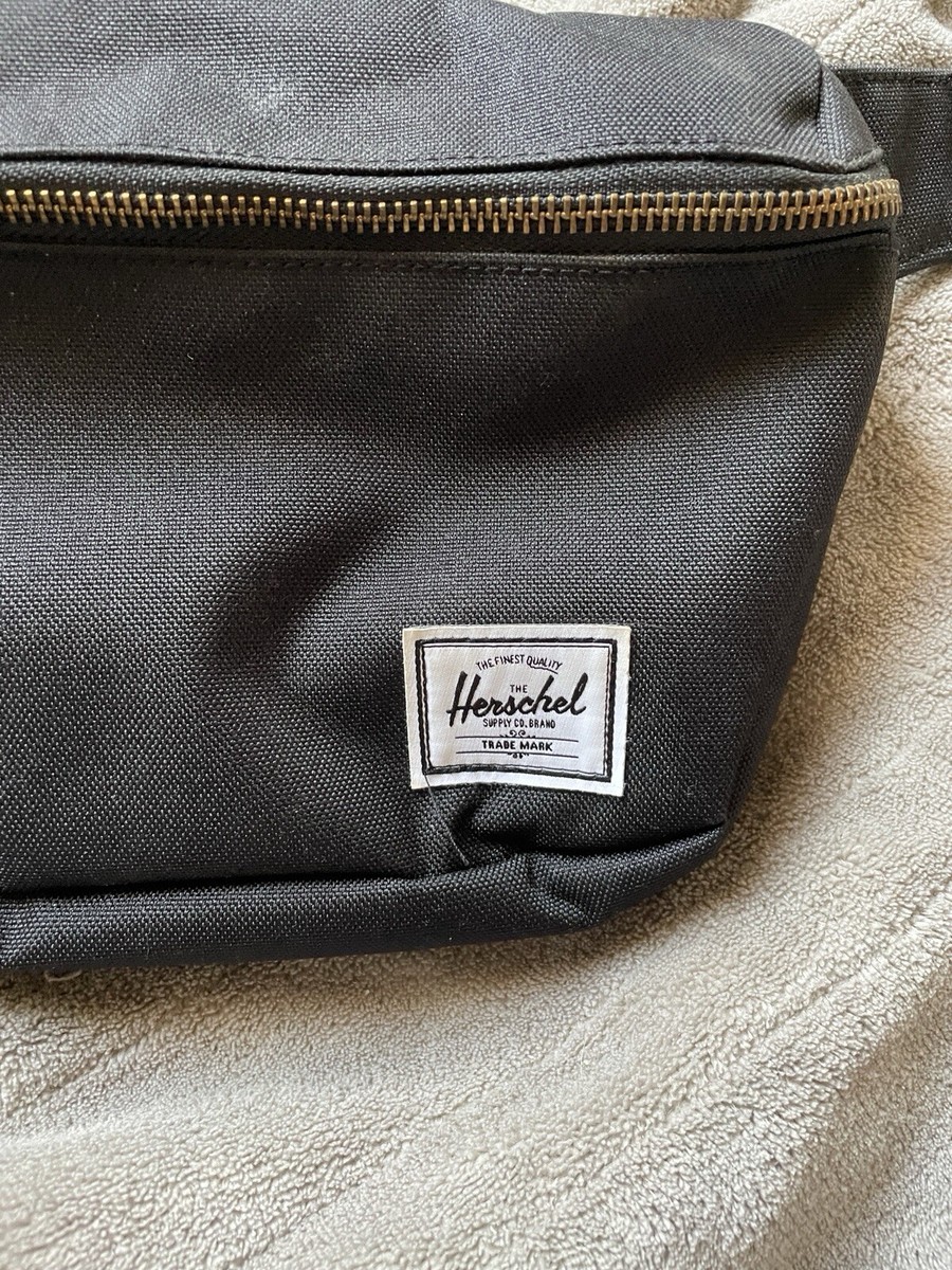 Classic Herschel Supply Company Waist Pack Fanny Pack Belt Bag Black View 2