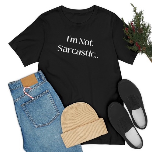 Sarcasm Short Sleeve Tee, Funny Gag Present, Sarcasm Rules, Funny Quote shirts - Picture 9 of 11