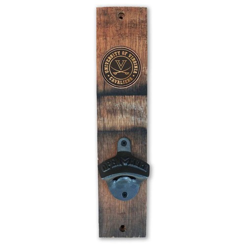 Virginia Cavaliers Barrel Stave Wall Mount Bottle Opener 810031812868