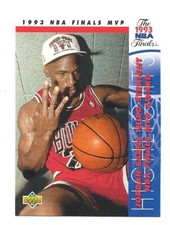 1993-94 Upper Deck NBA Basketball #204, MICHAEL JORDAN Finals MVP, Chicago Bulls
