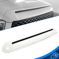 Front Hood Bulge Molding Grille Trim For Toyota Tundra 14-21 SUPER WHITE 040
