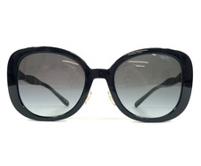 Coach Sunglasses HC8333 C7995 50023C Black Gold Frames w/ Gray Gradient Lenses