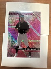 2022 Upper Deck Goodwin Champions Cristian Hernandez Platinum Pink Traxx /299