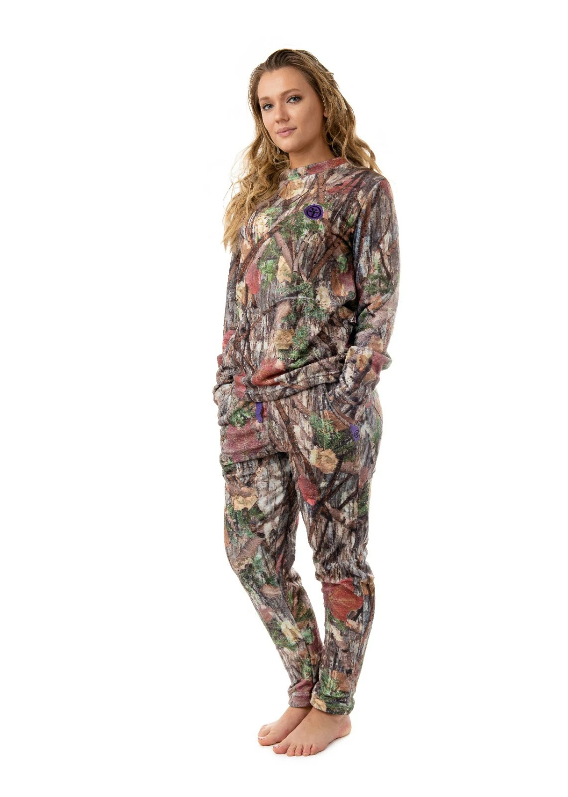 Treel Coral Fleece Camo Pajama Set
Opens in a new window or tab