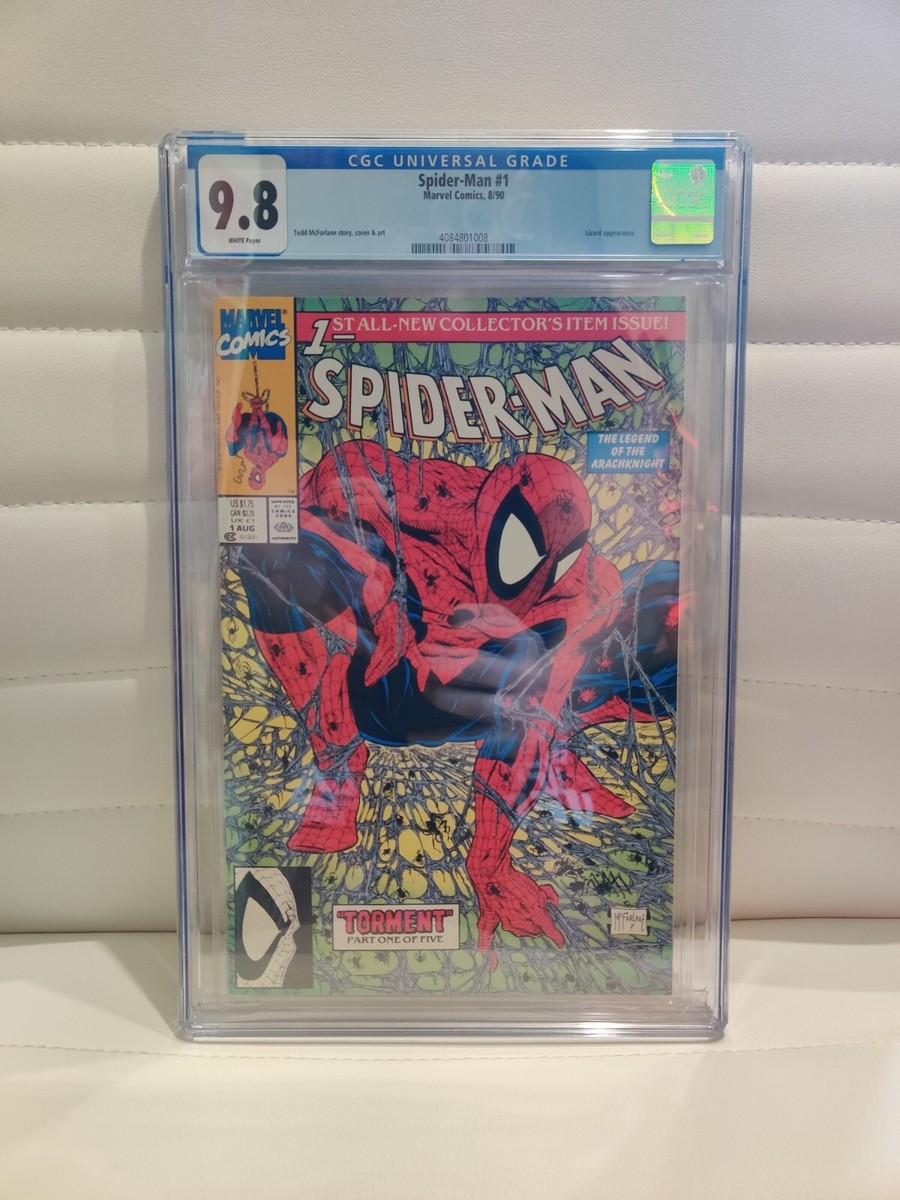 Spider-Man #1 Marvel Comics 8/90 CGC GRADED 9.8 Todd McFarlane