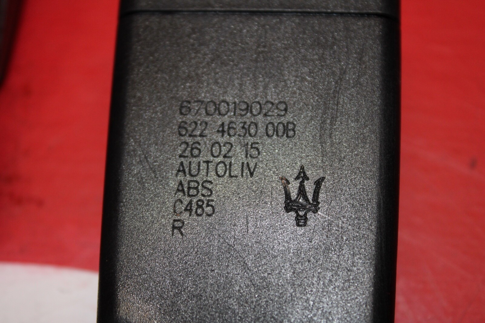 Maserati Ghibli 2014-2019 REAR+RIGHT Seat belt buckle