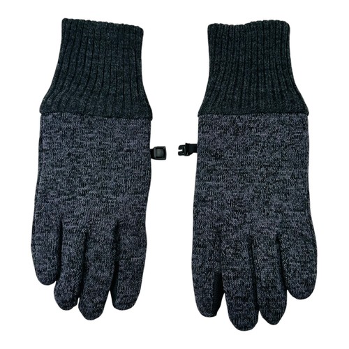 1 Pair West Loop Men's Knit Glove with 3M Thinsulate One Size Fits Most Gray - Picture 7 of 9