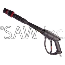 7107183 Simpson Dial-N-Wash 4500 PSI Trigger Gun M22 and 3/8" Quick Connect