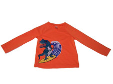 Oshkosh B'Gosh Boys Rash Guard Shirt Long Sleeve Dinosaur Suring Size 24M NWT