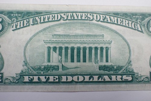 1928 B $5 FEDERAL RESERVE NOTE CLEVELAND REDEEMABLE IN GOLD ON DEMAND crisp - Picture 7 of 13