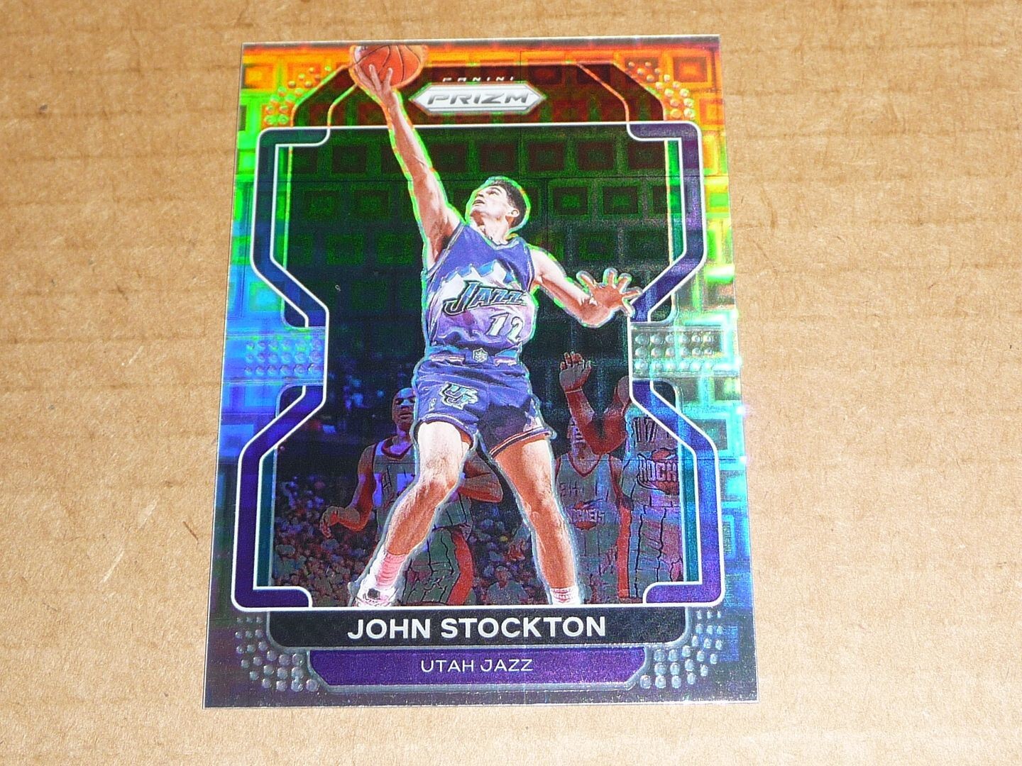 (J) 2021/22 Panini Prizm PREMIUM BOX SET PANDORA /150 JOHN STOCKTON JAZZ #267