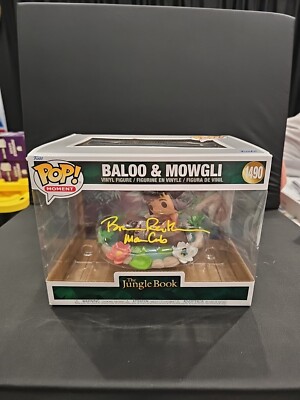 Bruce Reitherman Signed Autographed Baloo & Mowgli # 1490 OC Celebrity Marketing