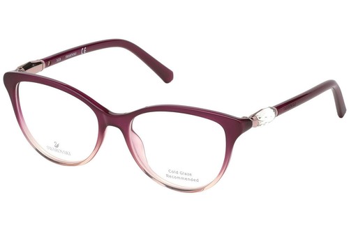 Marco de gafas redondas rojas para gato Swarovski SK5311 SW5311 5311 071 52-16-140 - Imagen 2 de 4