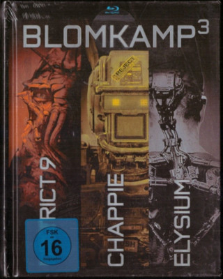 Blomkamp 3: Chappie / District 9 / Elysium Blu-ray