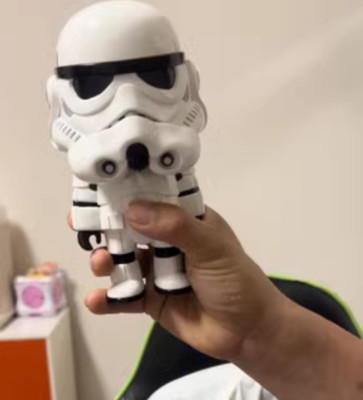 Farmer BOB 200% May The Force Be With You Series Stormtrooper Toys Statue Model