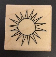 A Muse Artstamps Amuse Rubber Art Stamps Stamp Sun Sunshine