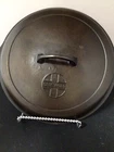 Griswold Cast Iron #9 Button Logo Skillet Lid
