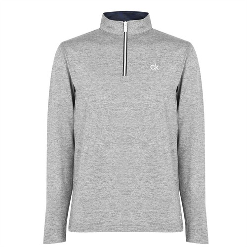 Calvin Klein Golf Golf Albany Half Zip Pullover Mens Silver Marl M