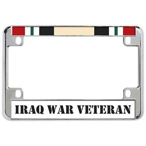 IRAQ WAR VETERAN License Plate Frame