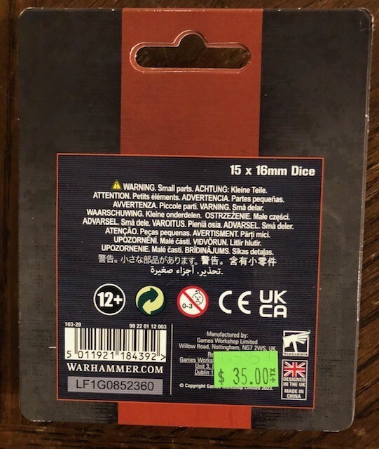 Kill Team : Hand of the Archon Dice Set main image 0