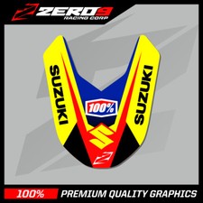 SUZUKI RM 125 250 2001 - 2008 RMZ FRONT FENDER DECAL MX GRAPHICS TI