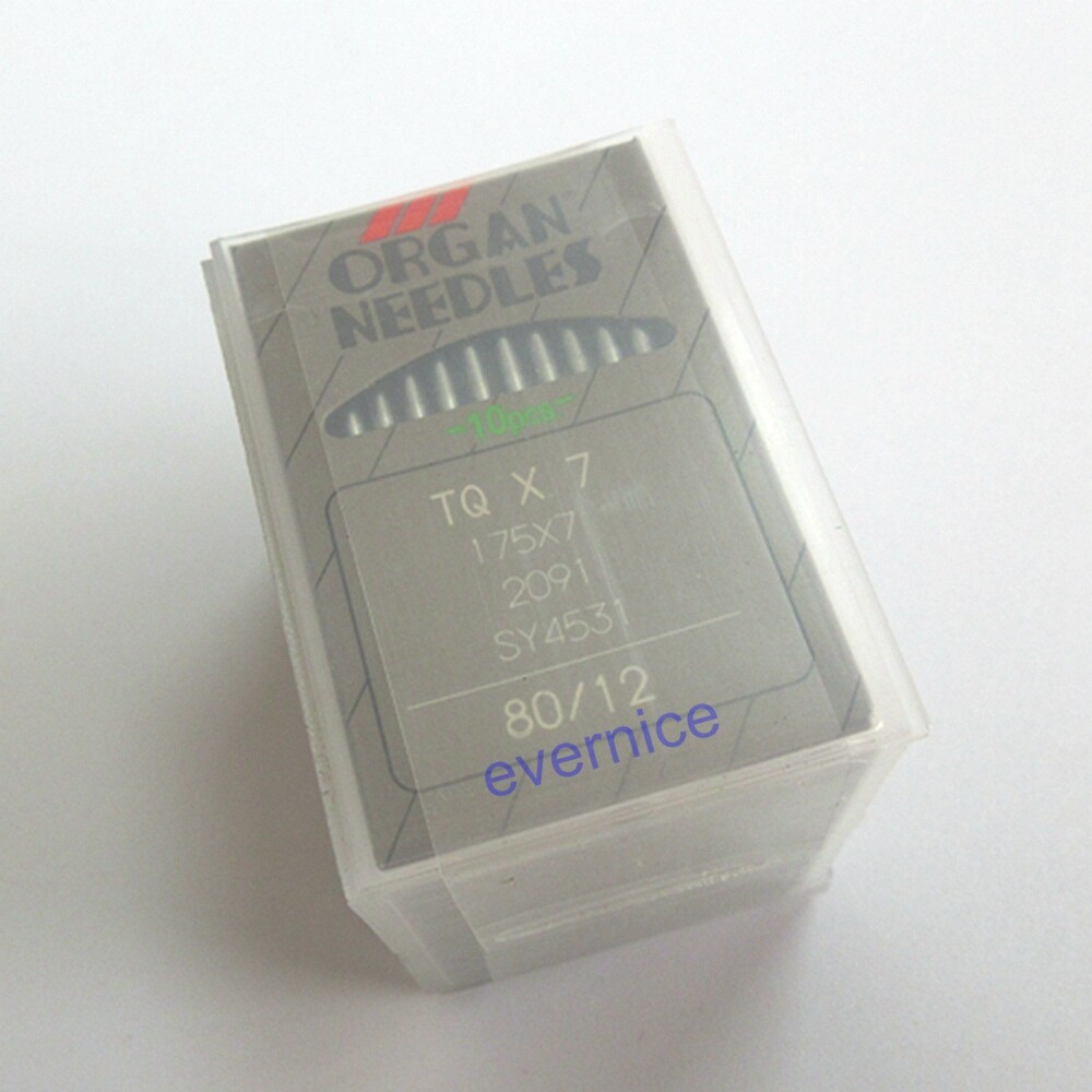 100 piezas agujas de alcantarillado de botón Organ Tqx7 2091 175X7 para Brother-917 Juki-372 +