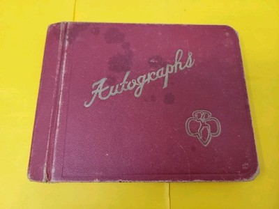 Vintage 1955 Brownie Girl Scout Autograph Book Signatures Kansas City MO RARE