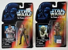 Star Wars Luke & Yoda on Dagobah Jedi Training PotF Action Figures - Red Card